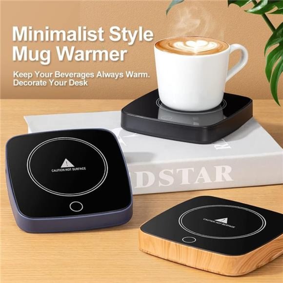 Coffee Mug Warmer Waterproof Smart Cup Warmer with 3 Temperature Setting - Picture 3 of 6